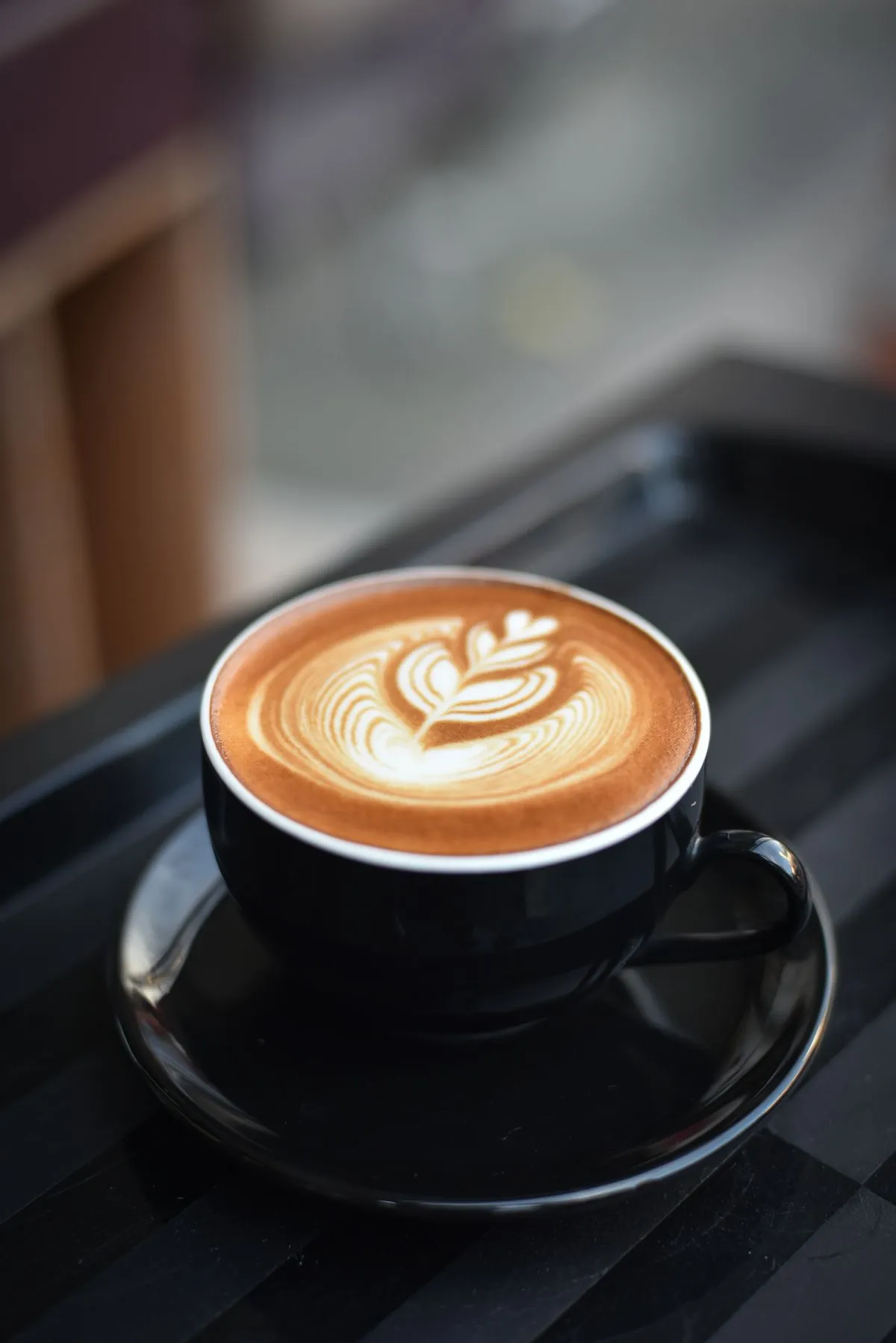 Latte art rosetta