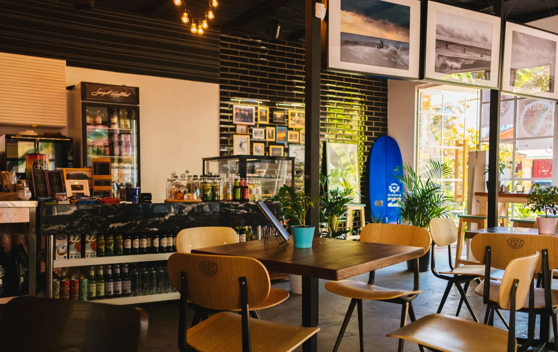 Inside the Ember & Oak café